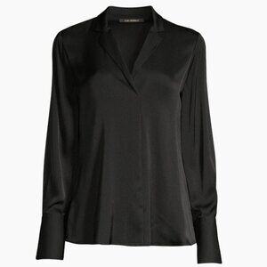 Kobi Halperin Rebekah Stretch-Silk Blouse Black S